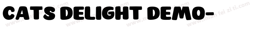 Cats Delight DEMO字体转换